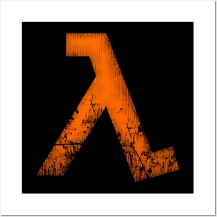 Lambda - Orange Posters and Art